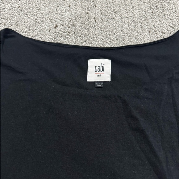 Cabi black scrunch side tank size Medium - Picture 2 of 3